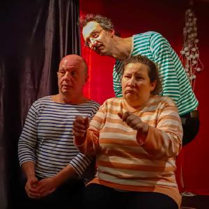 John-John Mossoux, Christelle Delbrouck et Jean-Francois Delvin 